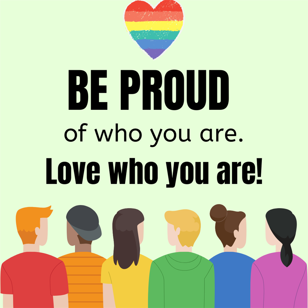Be proud of who you are. Love who you are image